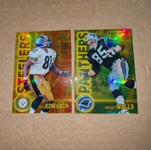 Short Print Football Cards Gold Refractors